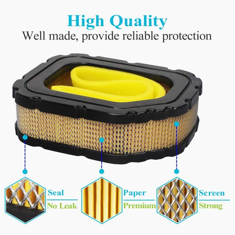 HOODELL 32 083 03-S Air Filter for Kohler Courage Engine SV710 SV715 SV720 SV730 SV735 SV740 Cub Cadet Lawn Mower, Replace 32 083 03 KH-32-883-03-S1 Air Filter - Image 5